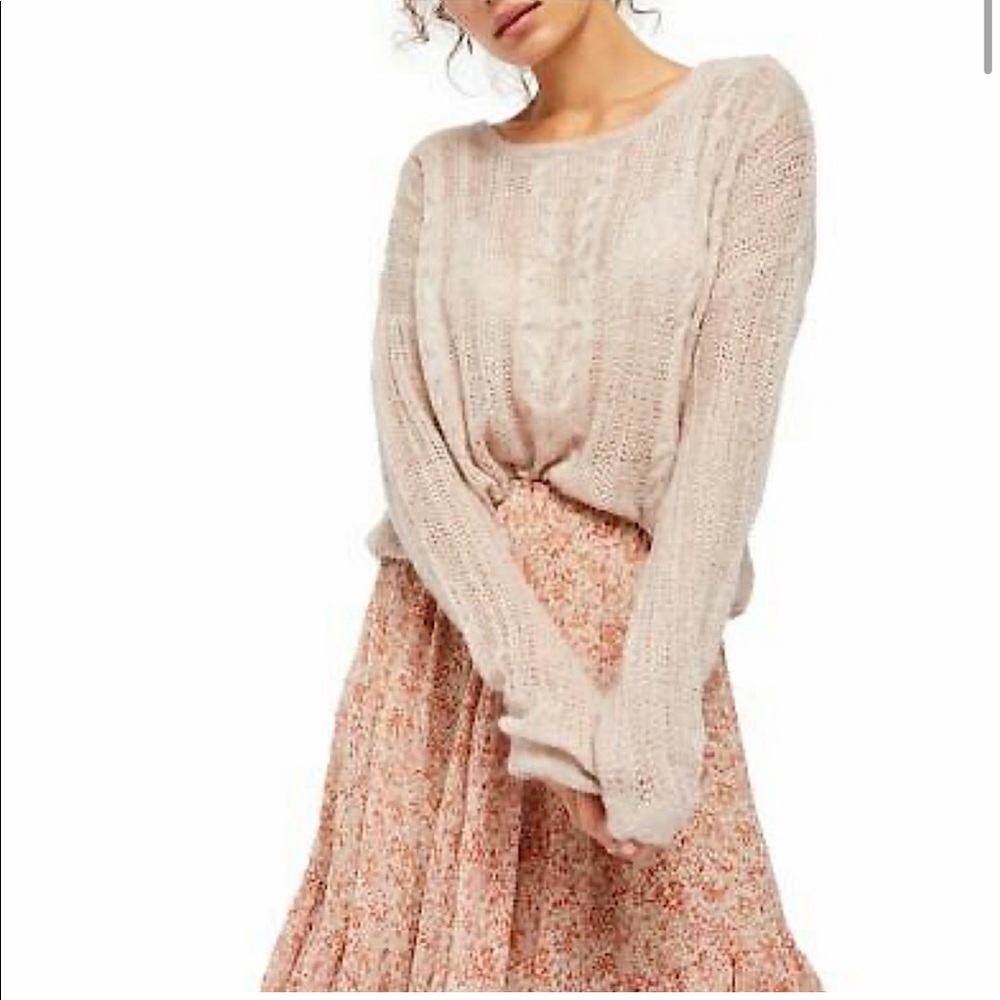 NWOT Free People Angel Soft Pullover Size M